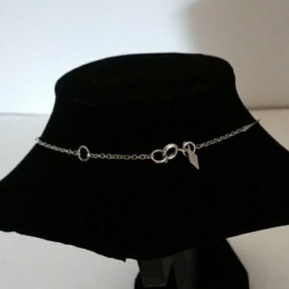 Vintage Sarah Coventry Silvertone Choker Pendant - Picture 4 of 6